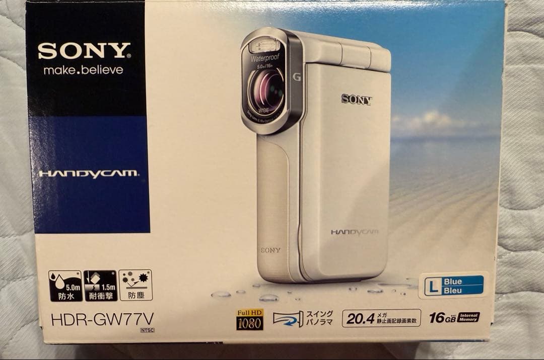 SONY HDR-GW77V 防水ハンディーカメラ　美品