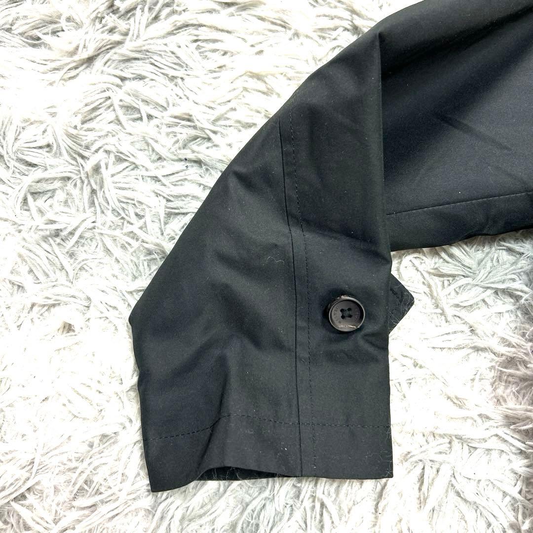 美品❗️【HILTON】ヒルトン トレンチコート (L) 黒 イタリア製