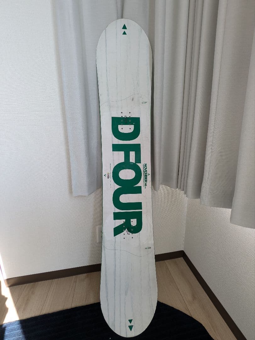 D.FOUR スノーボード ホワイト/グリーン