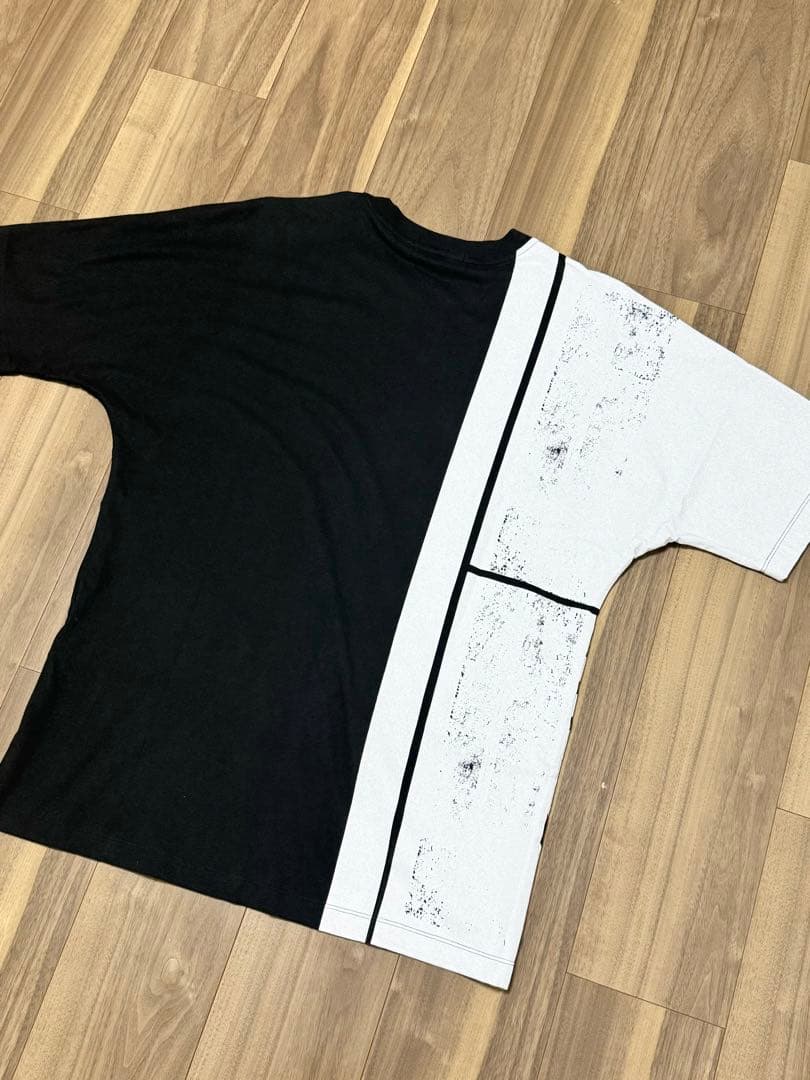 国内正規品　美品　ストーンアイランド　ビッグロゴ　tシャツ　Mサイズ　T100