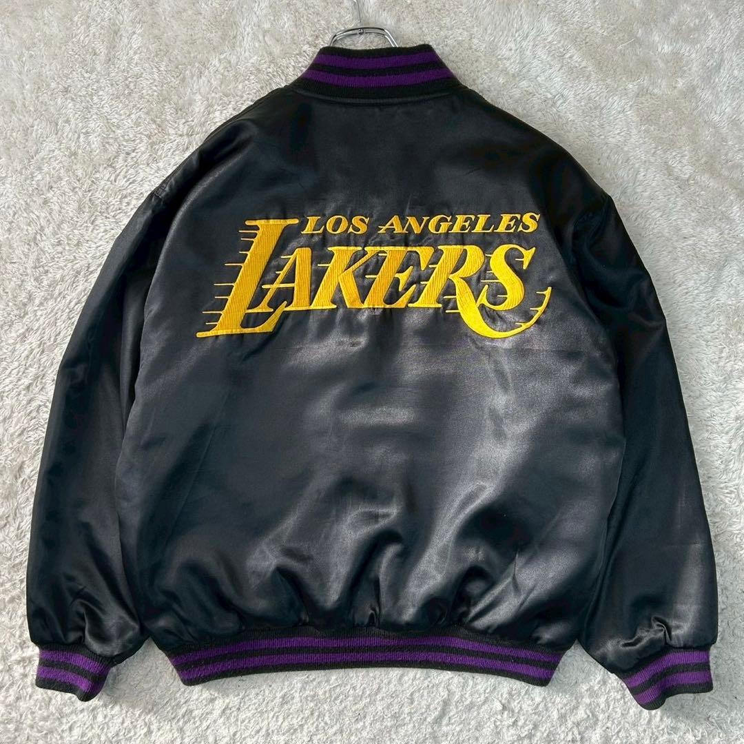 NBA Lakers レイカーズ ブルゾン ナイロンジャケット ブラック M