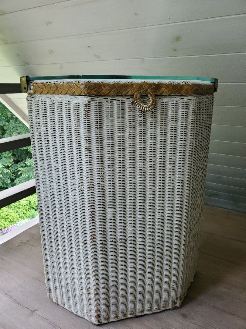 アンティーク　ロイドルーム　バスケット　収納　ゴミ箱