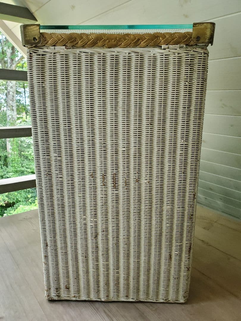 アンティーク　ロイドルーム　バスケット　収納　ゴミ箱