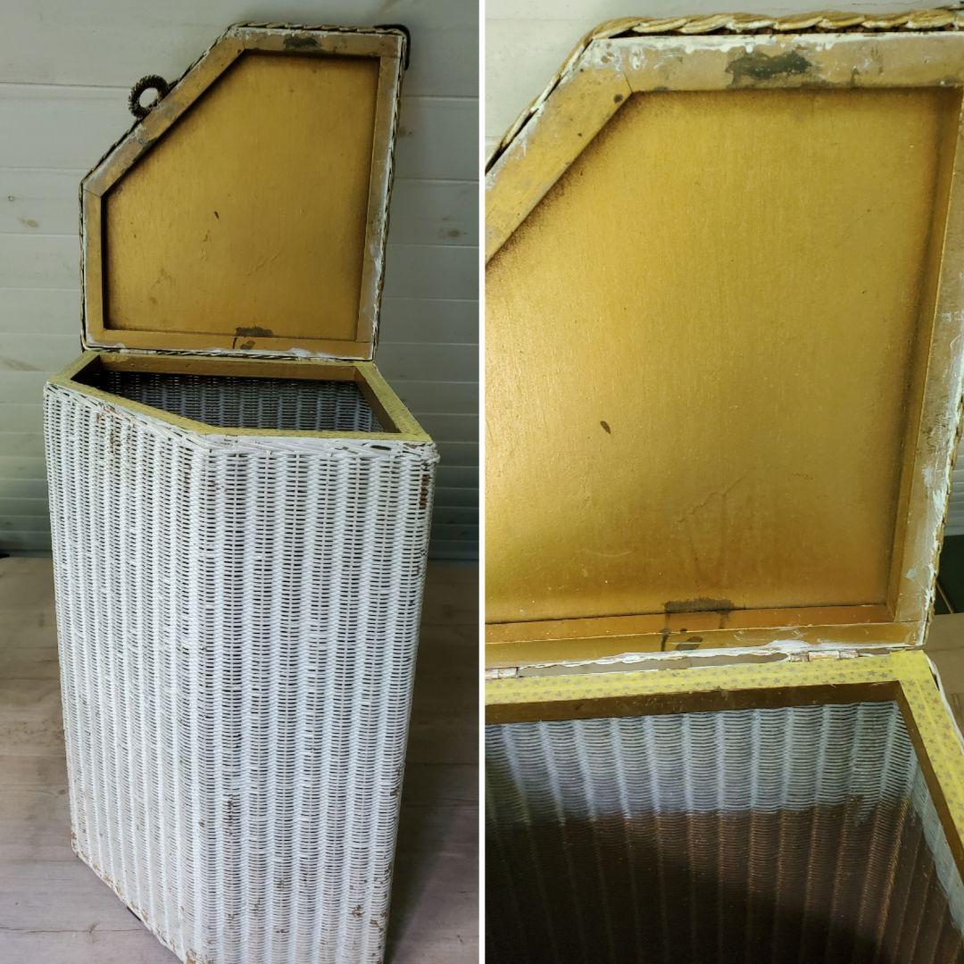 アンティーク　ロイドルーム　バスケット　収納　ゴミ箱