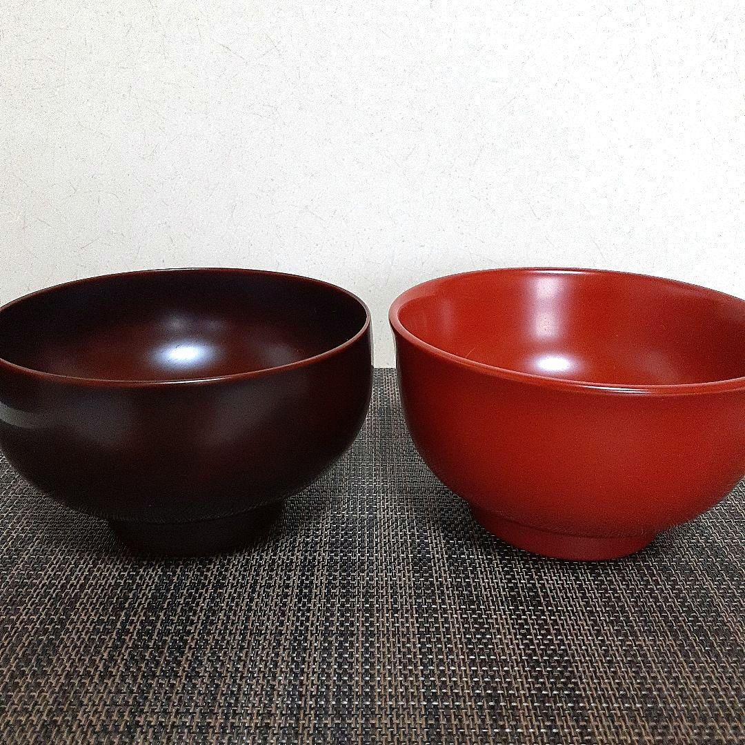 漆器　浄法寺塗　浄法寺漆器　御山御器　お椀　汁椀　2客　岩舘正二