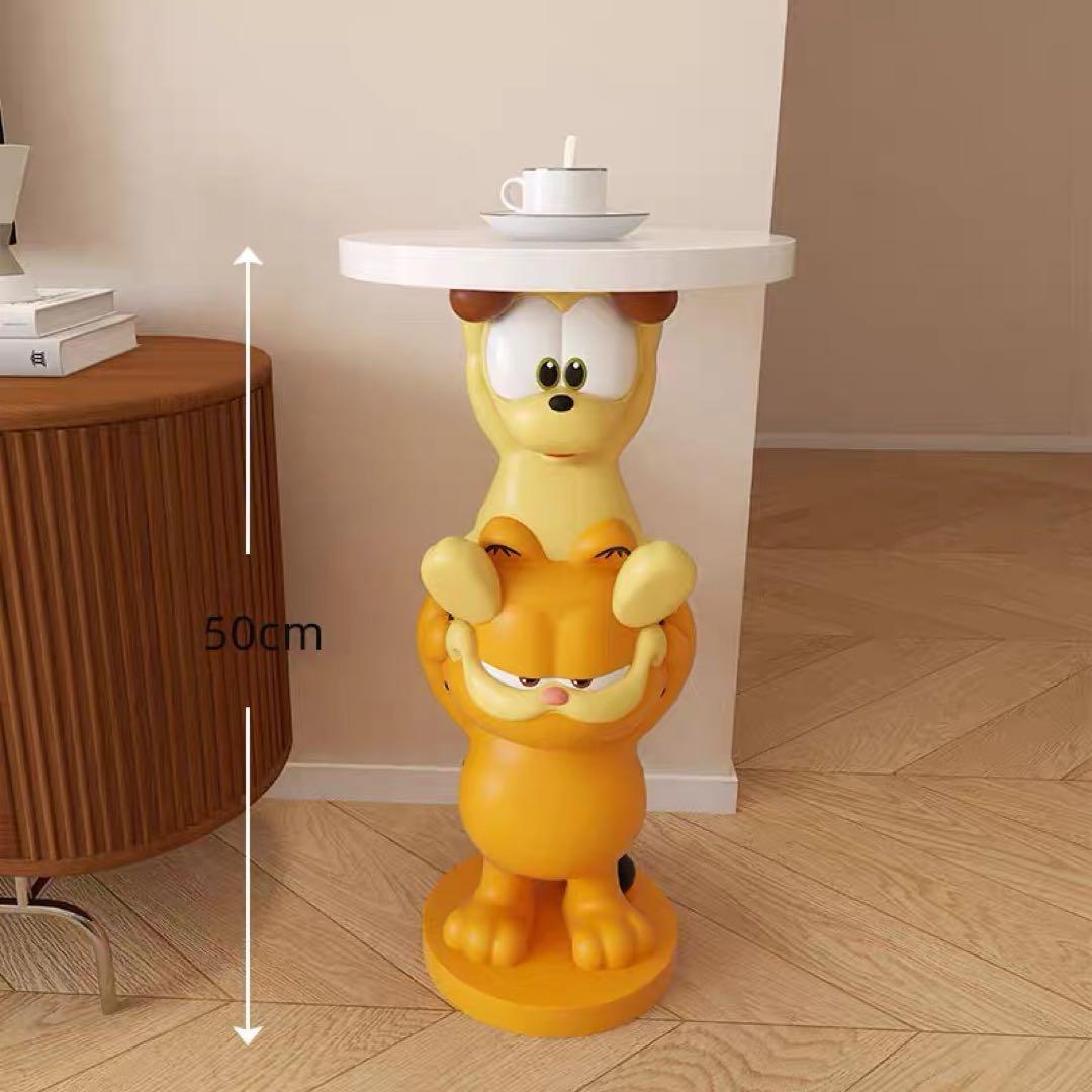 新品　ガーフィールド 特大 インテリア サイドテーブル 置物