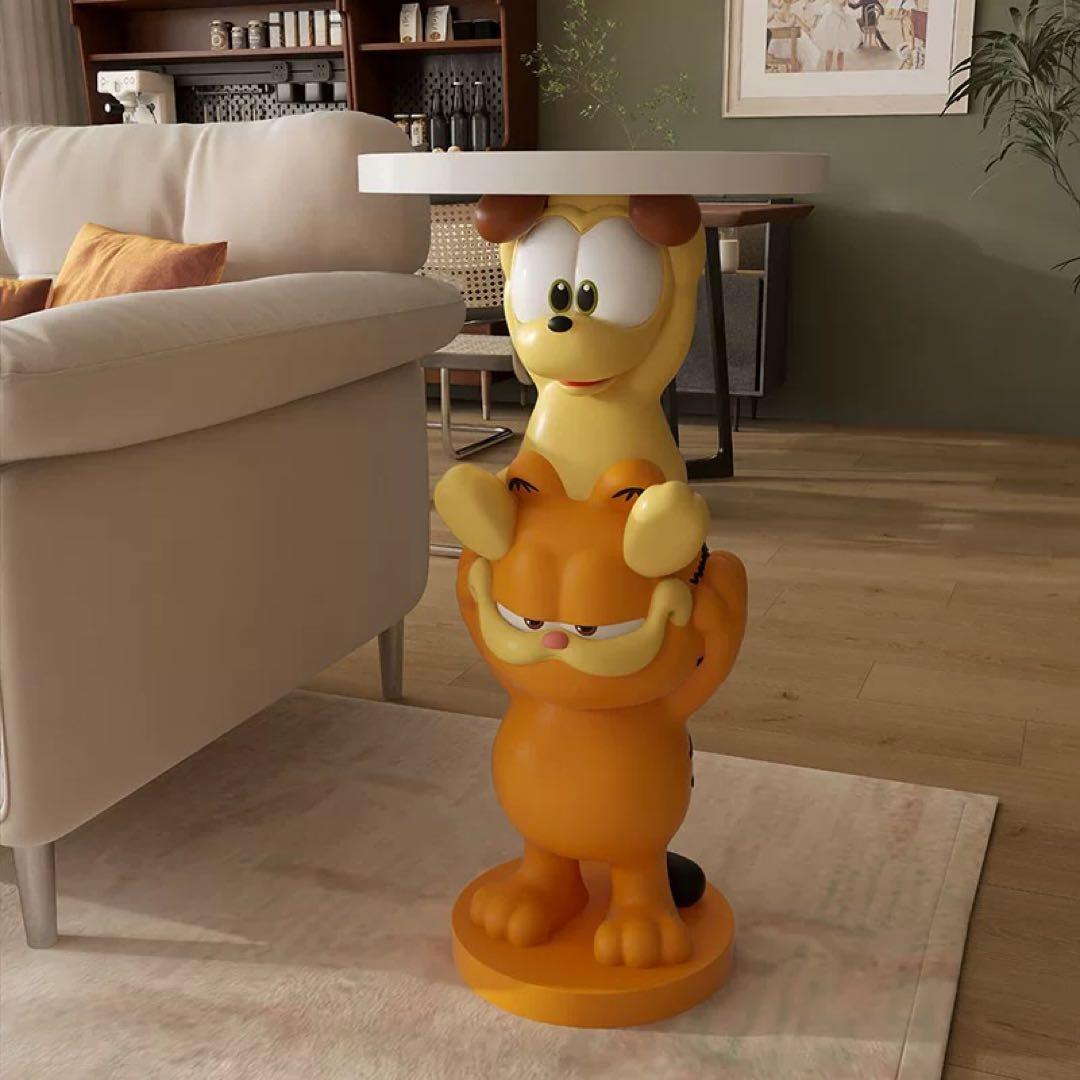 新品　ガーフィールド 特大 インテリア サイドテーブル 置物