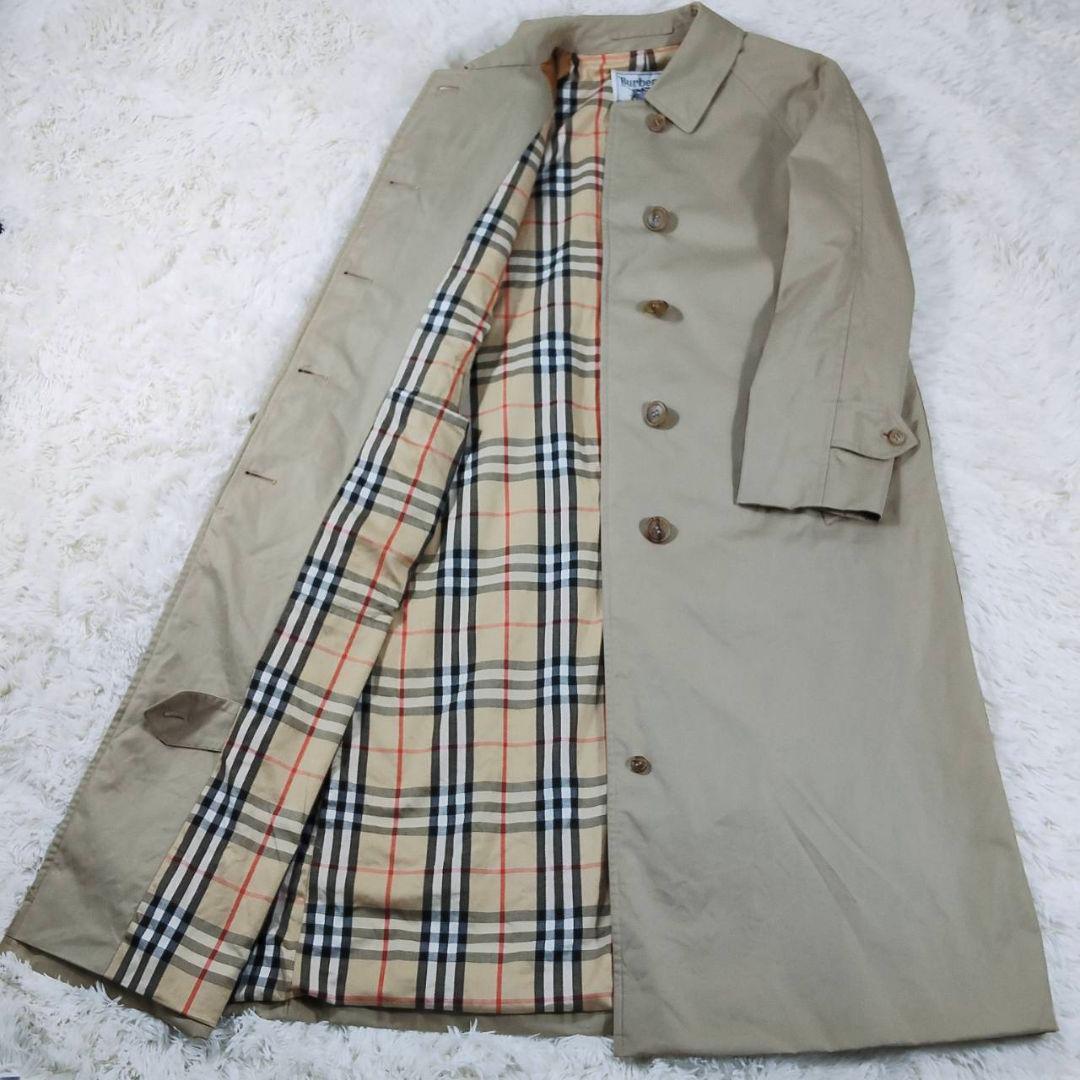 バーバーリーズ ステンカラーコート ベージュ ノバチェック ベージュ