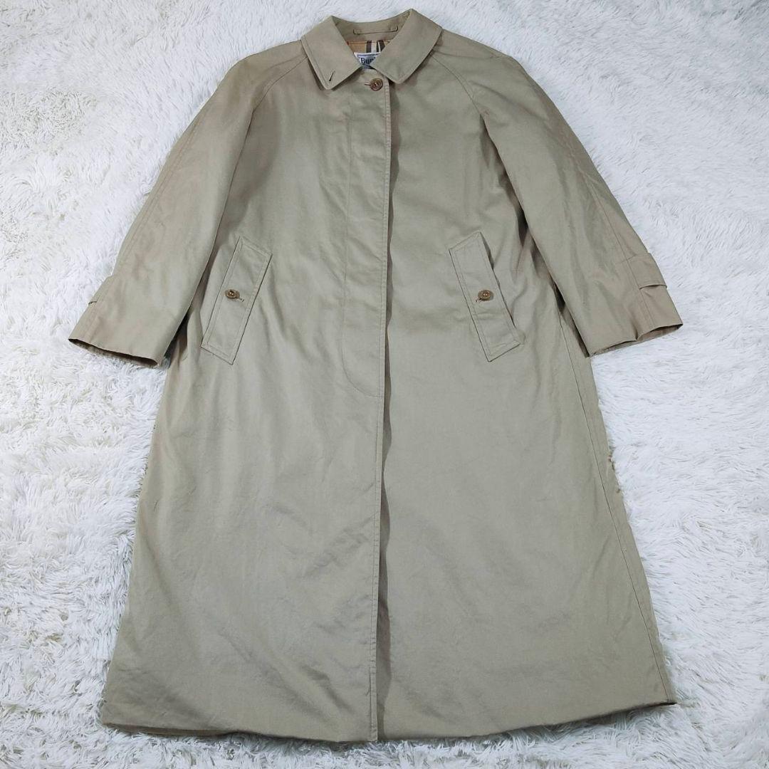 バーバーリーズ ステンカラーコート ベージュ ノバチェック ベージュ