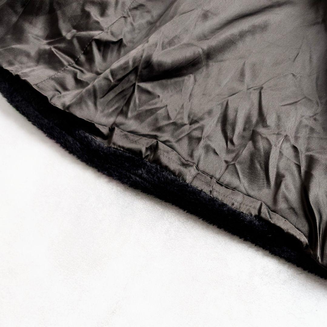 【訳あり】MaxMara マックスマーラ アルパカ混 シャギーコート ブラック