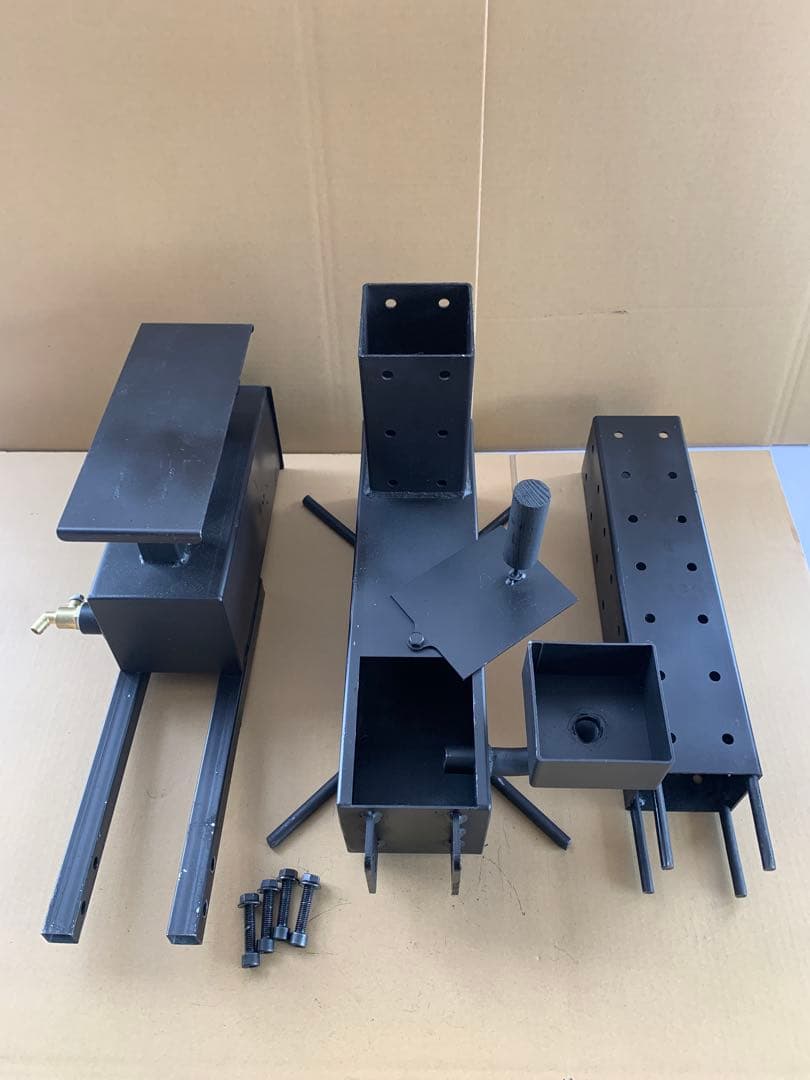 廃油ストーブ　高品質・高効率 ロケットストーブ　オイルタンク付き