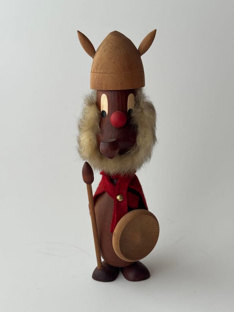 ヴィンテージ　ノギンス人形　バイキング　デンマーク 北欧 高さ31.5cm