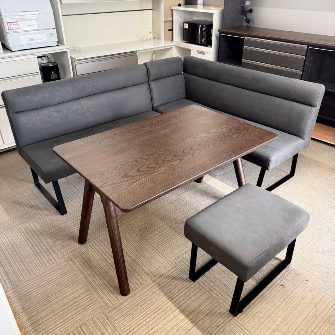 【超美品‼️】定価31万♪ 浜本工芸×松田家具 ソファダイニングセット ナラ材