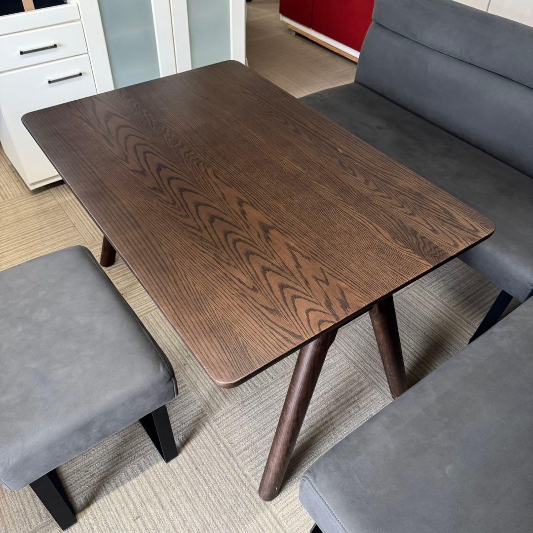 【超美品‼️】定価31万♪ 浜本工芸×松田家具 ソファダイニングセット ナラ材