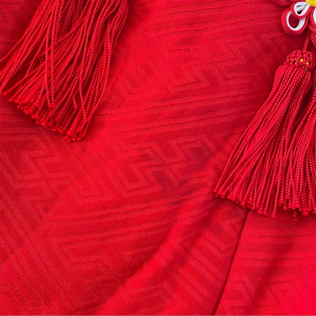 七五三　３歳　アンティーク正絹お着物　正絹被布セット