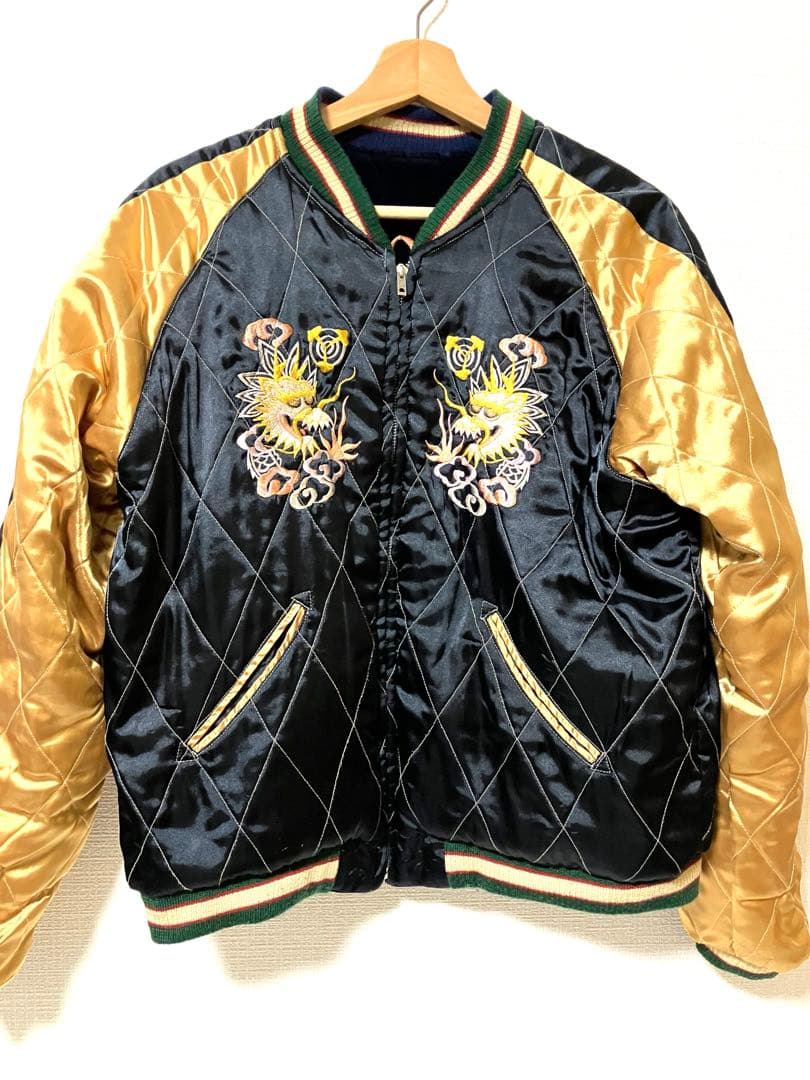 テーラー東洋 別珍 スカジャン 舞妓/鷲 YOKOSUKA サイズL