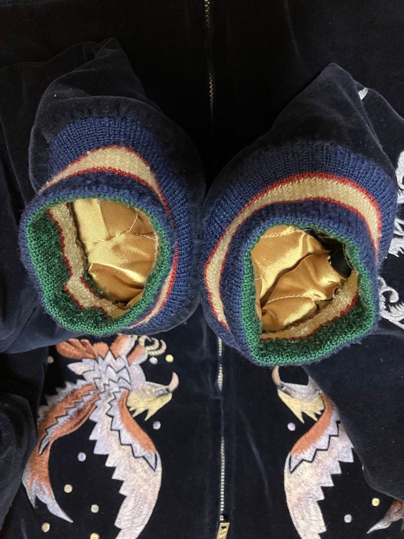 テーラー東洋 別珍 スカジャン 舞妓/鷲 YOKOSUKA サイズL