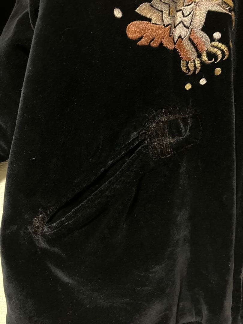 テーラー東洋 別珍 スカジャン 舞妓/鷲 YOKOSUKA サイズL