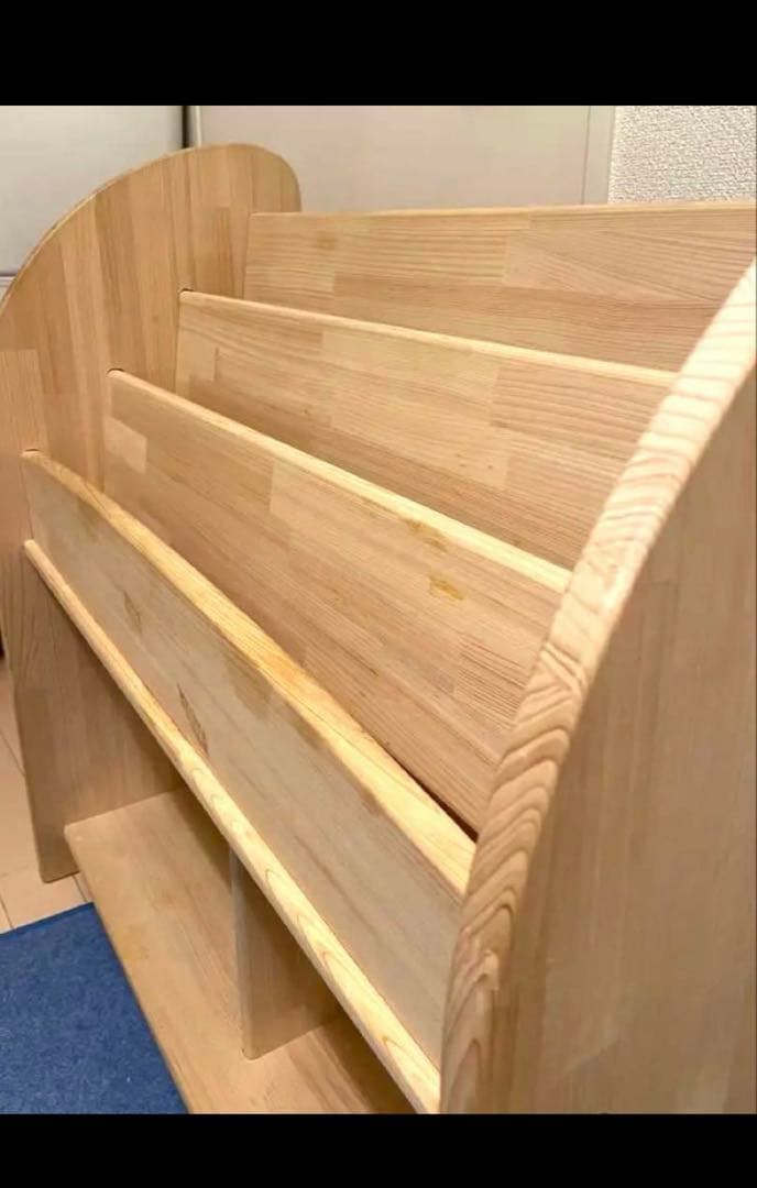 木遊舎 絵本棚 ひのきほんたてM800 横幅800mm