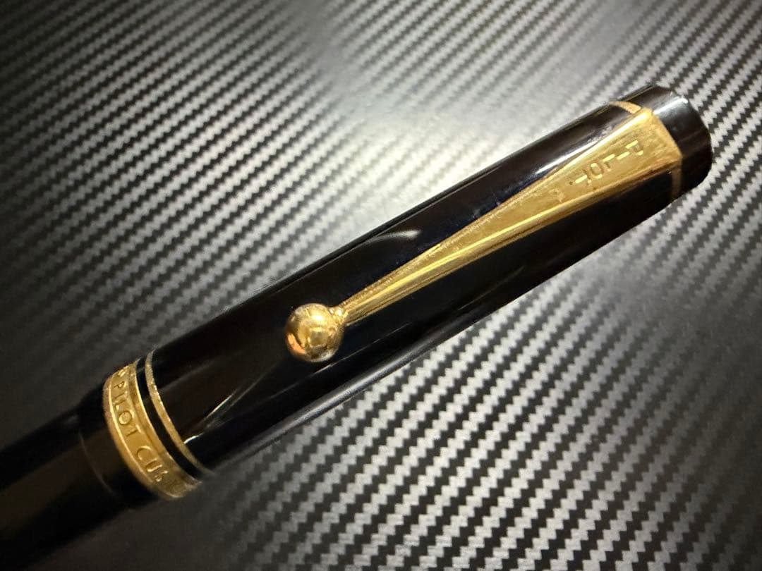 美品 旧型 パイロット カスタム ブラック M 中字 万年筆