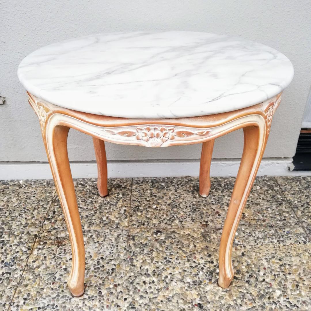 フレンチスタイル ◆ 大理石 センターテーブル アンティーク調