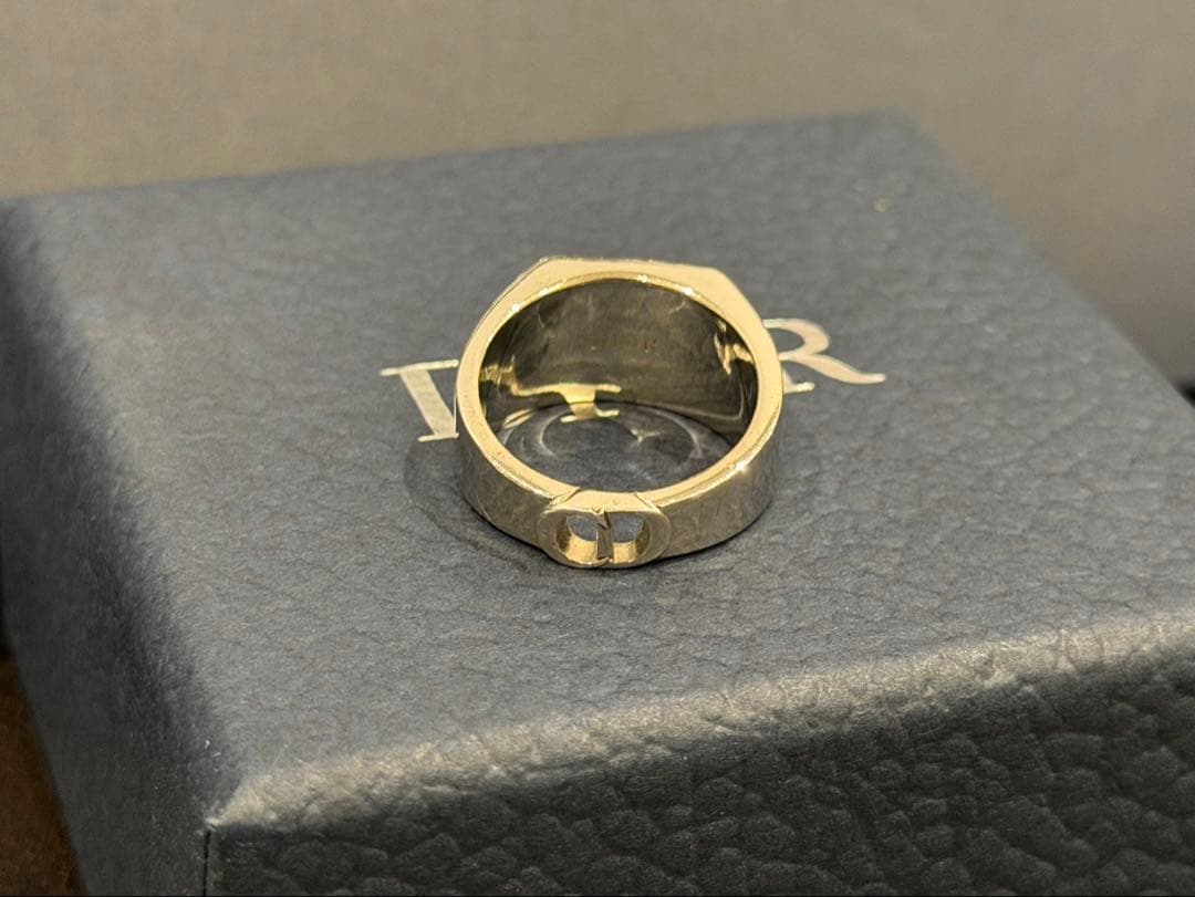 DIOR　シグネットリング　オブリーク　シルバー