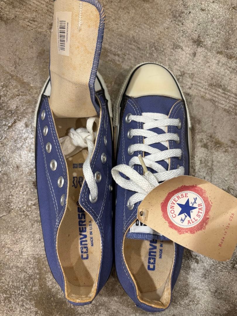 【新品未使用】【希少】【USA製】 コンバースオールスター　ラベンダー　24.5