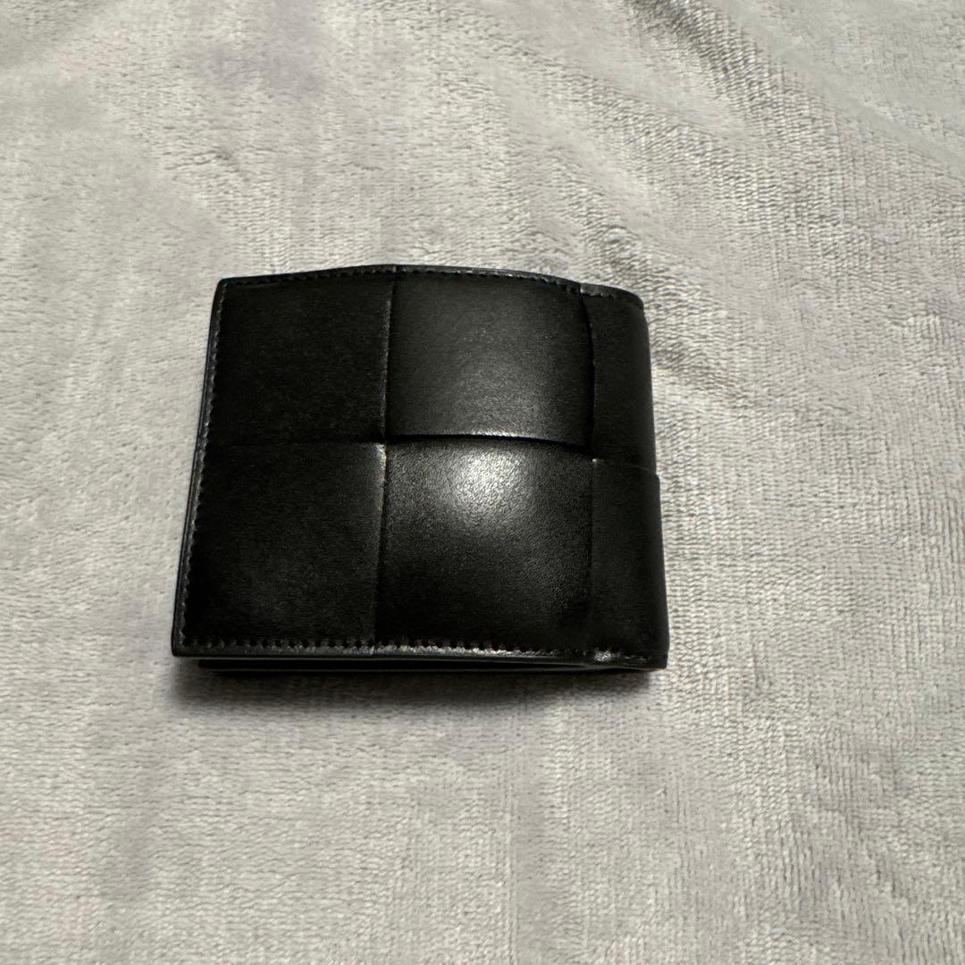 BOTTEGA VENETA ブラック 二つ折り財布