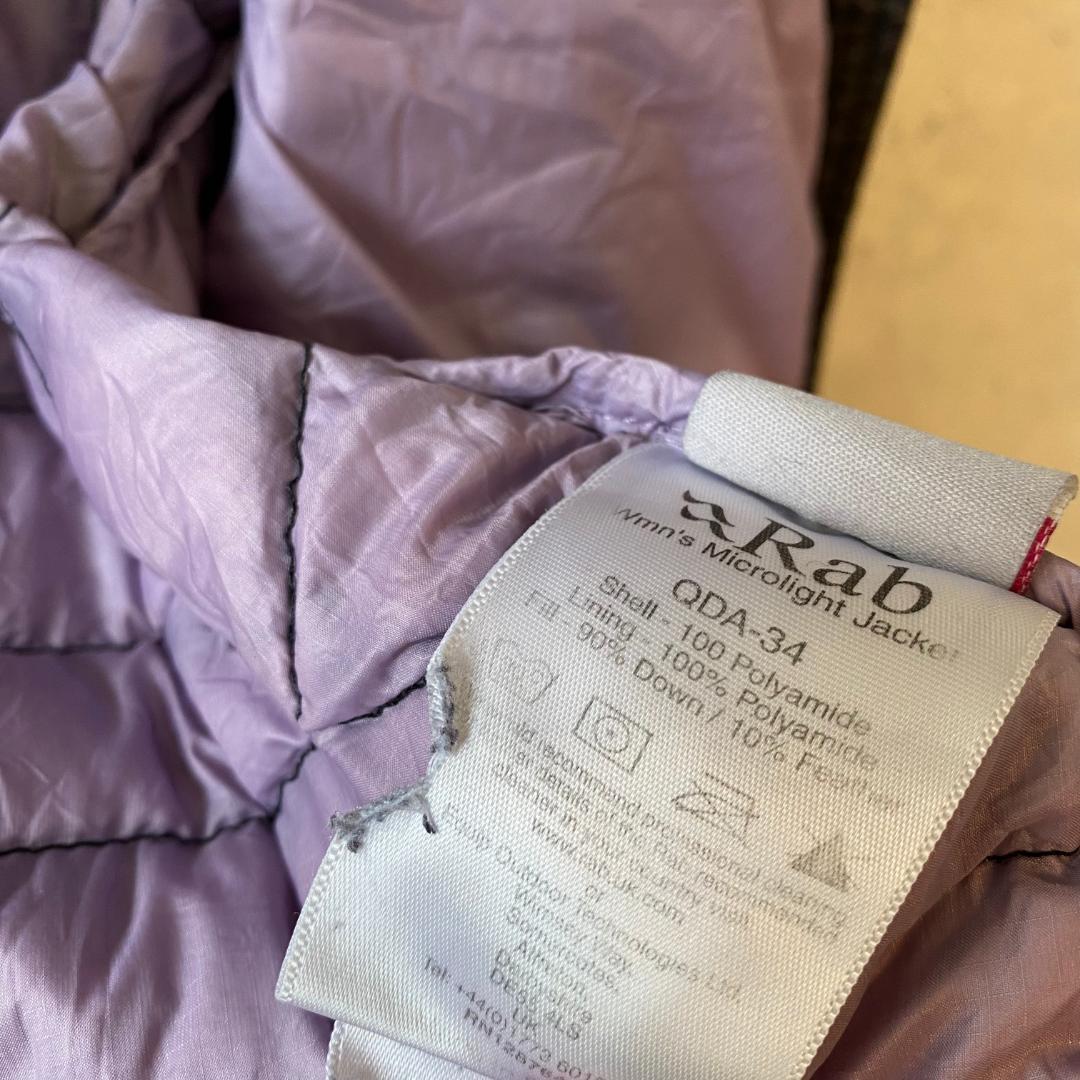 英国 アウトドア Rab マイクロライト アルパイン ダウン ベスト ジャケット