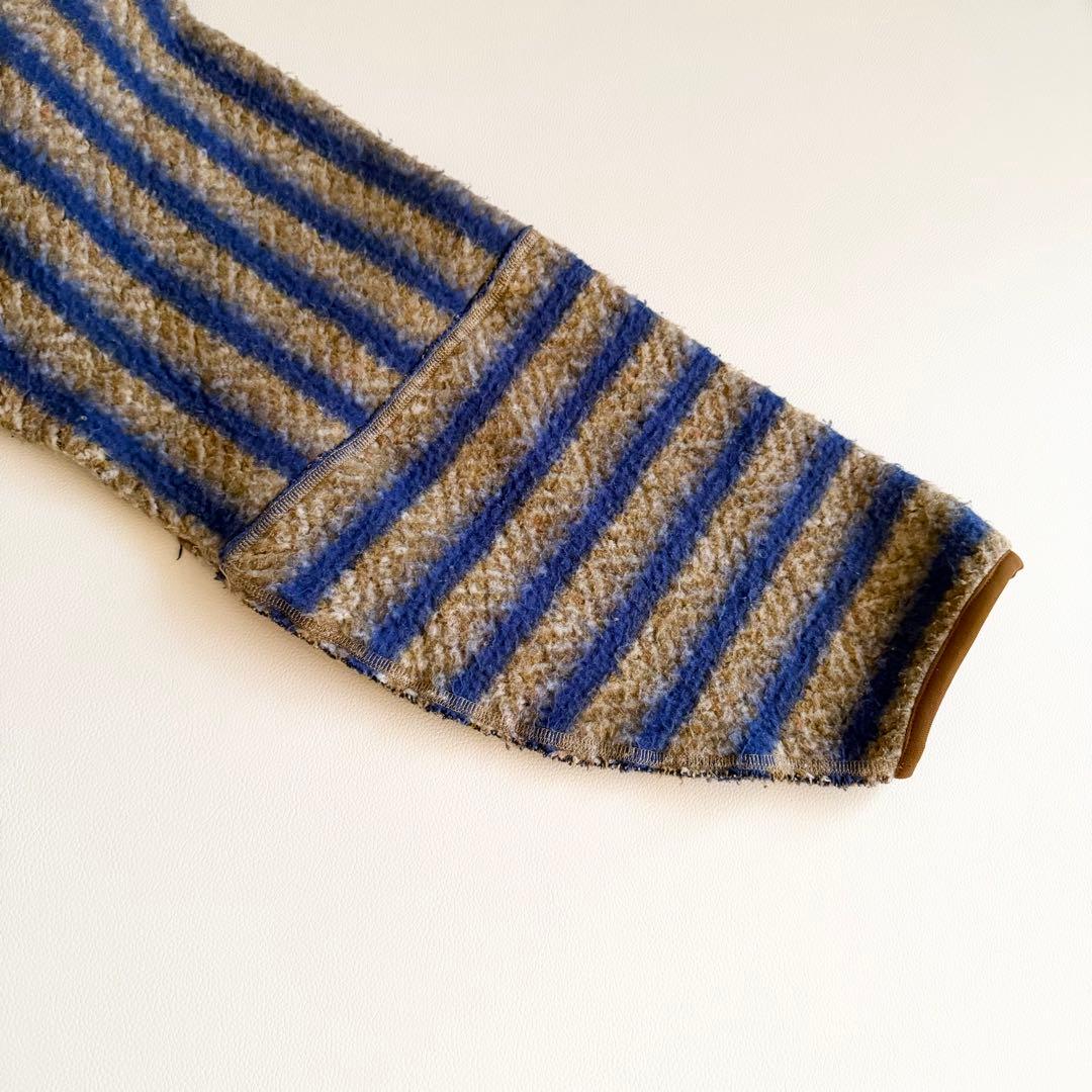 希少 【キャピタル】ボーダー ニット プルオーバー 配色 日本製 コットン