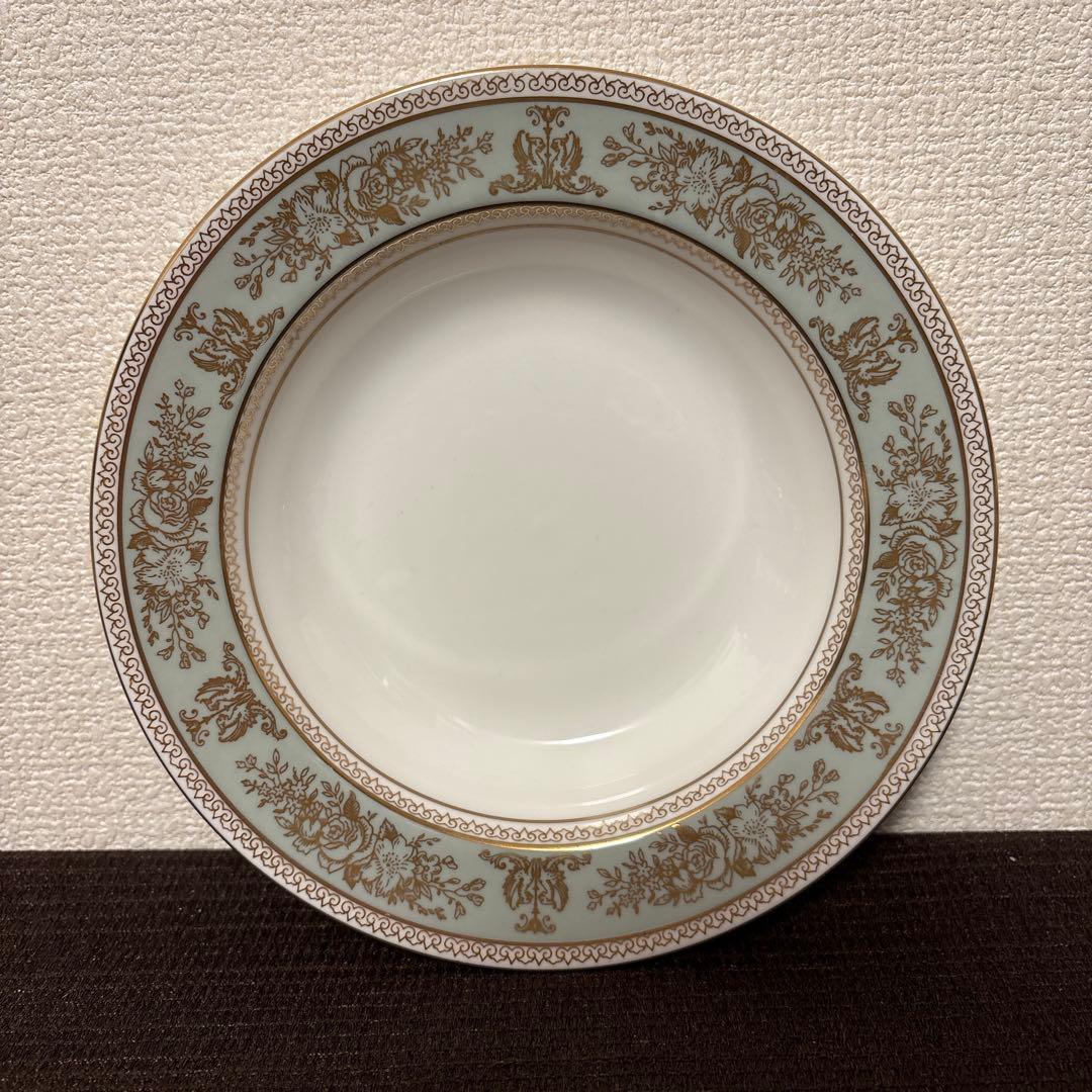 ウェッジウッド　コロンビア　セージグリーン　スーププレート　パスタプレート