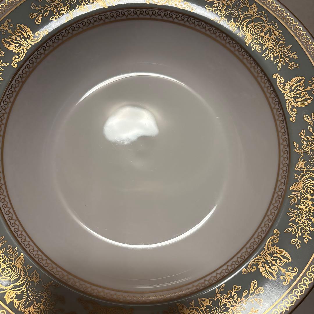 ウェッジウッド　コロンビア　セージグリーン　スーププレート　パスタプレート