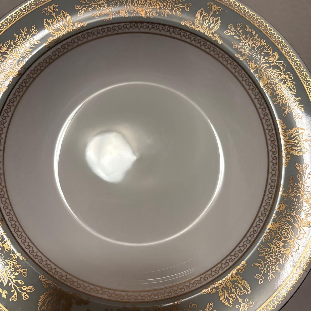 ウェッジウッド　コロンビア　セージグリーン　スーププレート　パスタプレート