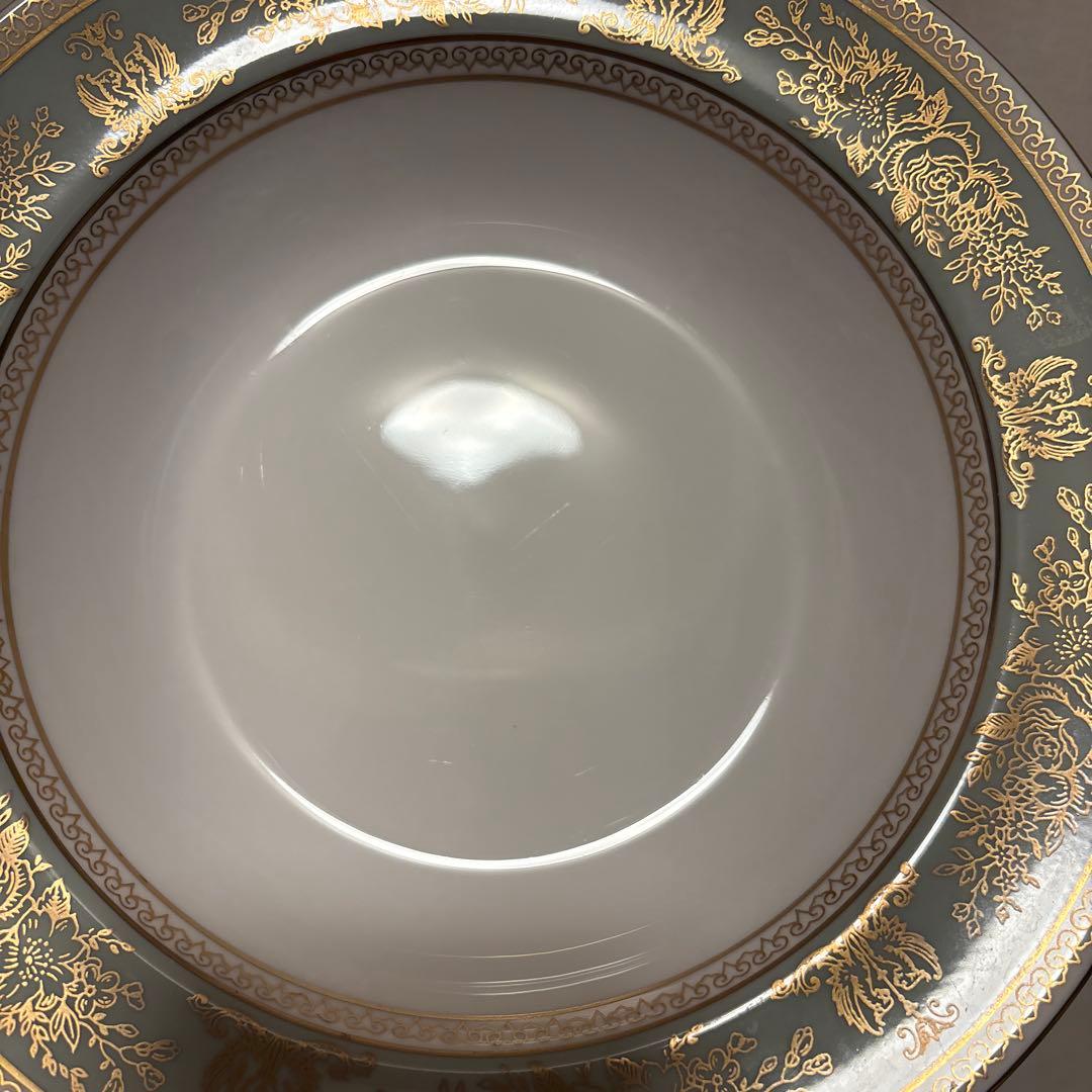 ウェッジウッド　コロンビア　セージグリーン　スーププレート　パスタプレート