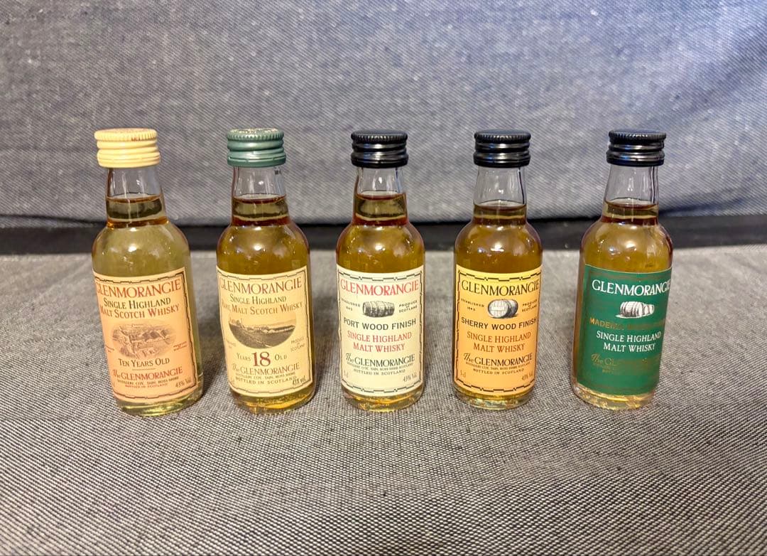 GLENMORANGIE グレンモーレンジ　ミニボトル　5本セット　箱付き未開封