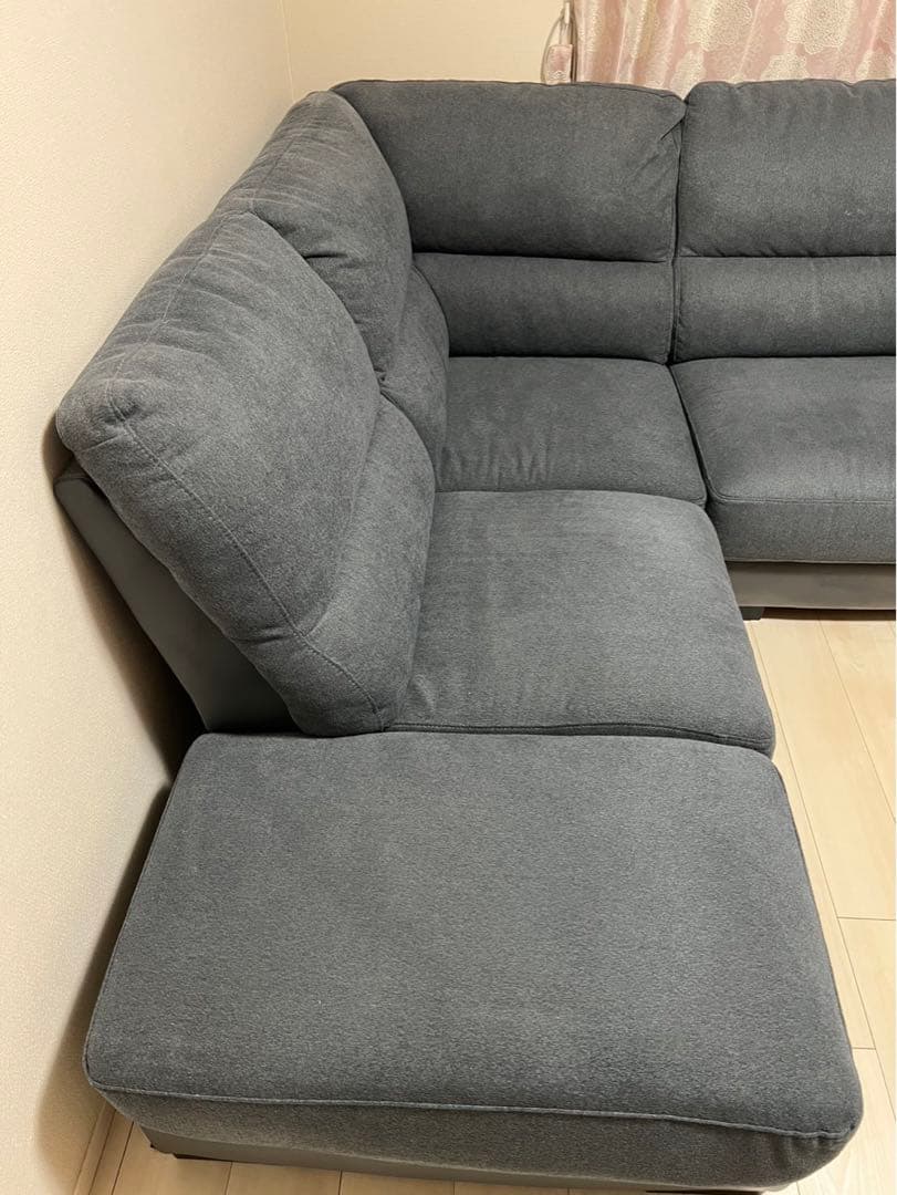 ニトリ L字カウチソファ 3〜4人掛け① 右カウチ