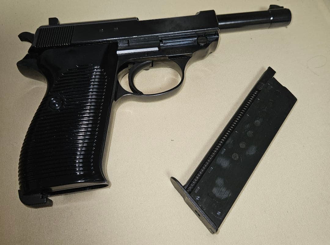 マルゼン P38 ガスガン ブラックメタル仕様