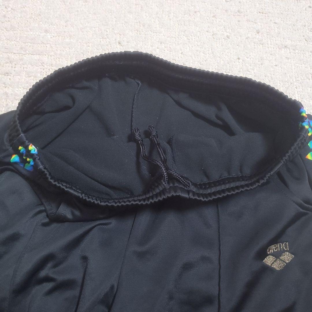 【美品】arena　トラックジャケット&パンツ　ブラック　日本製　L&XLサイズ