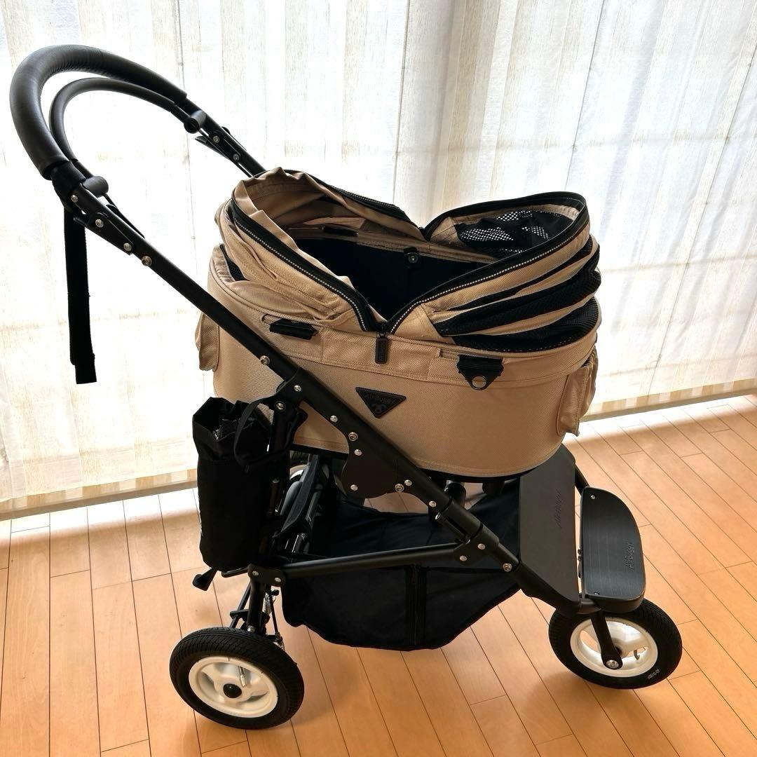 AIRBUGGY for DOGSドーム2ブレーキモデル　ベージュSMマット付