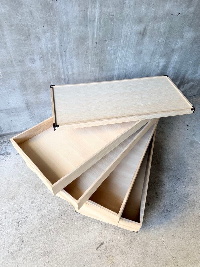 桐 衣装ケース 4段 キャスター付き 桐箱 桐ケース