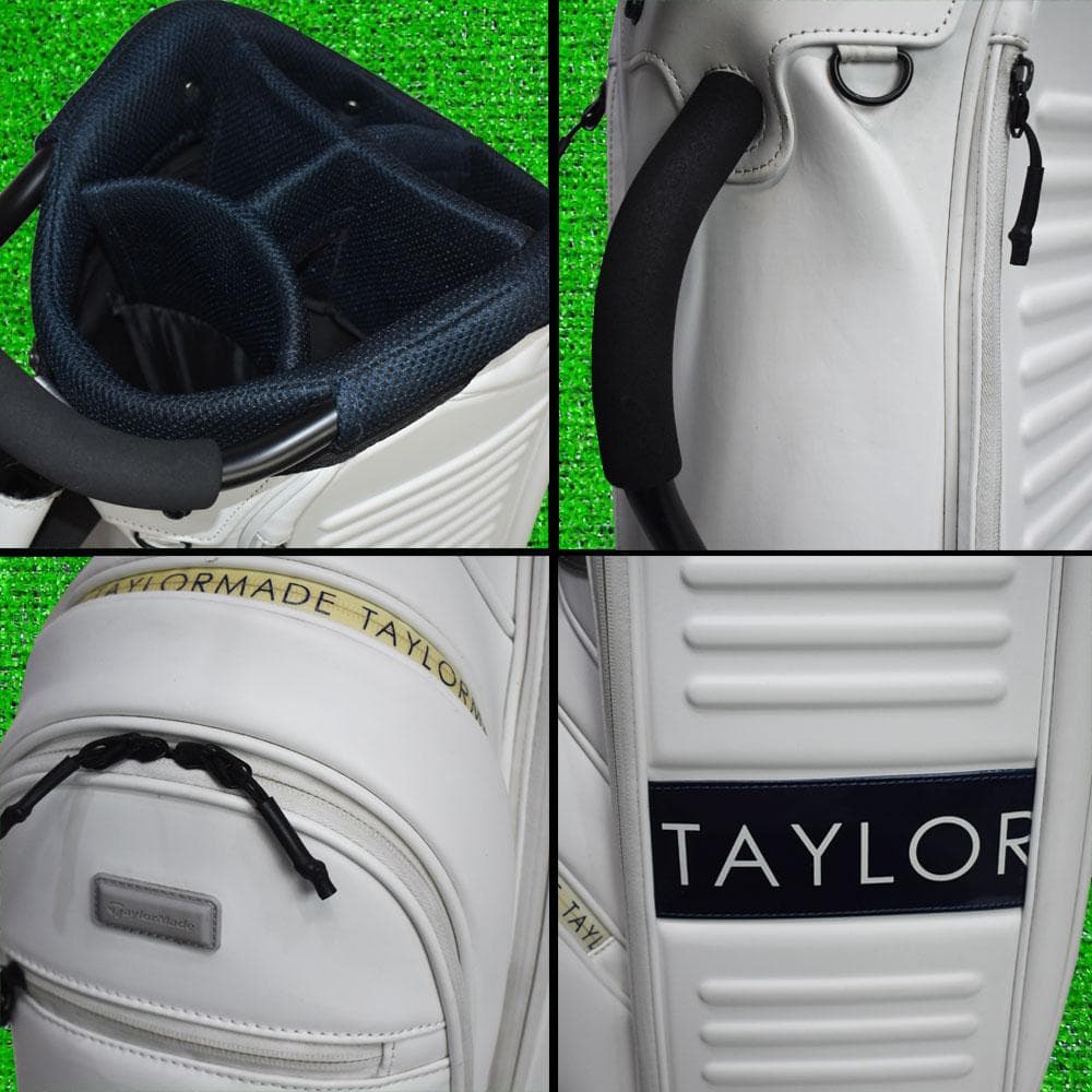 テーラーメイド ゴルフ キャディーバック９型【ホワイト】中古！