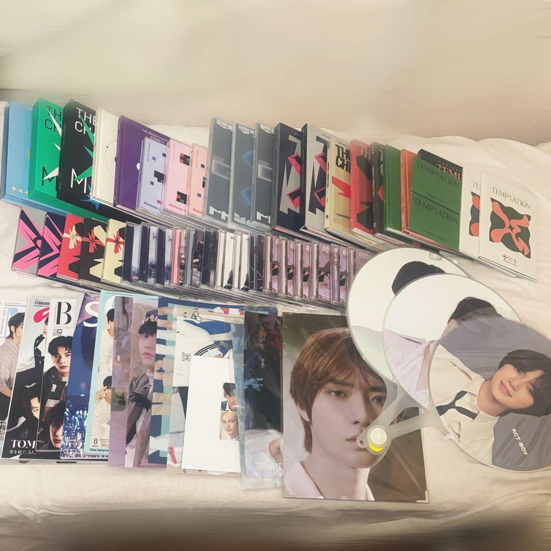 TXT アルバム・CD ランダム全て封入　グッズまとめ売り