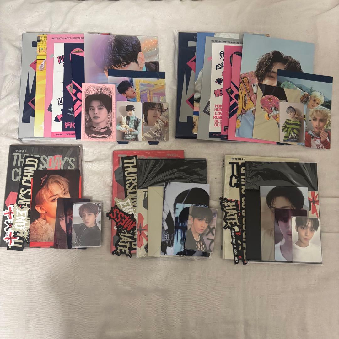 TXT アルバム・CD ランダム全て封入　グッズまとめ売り