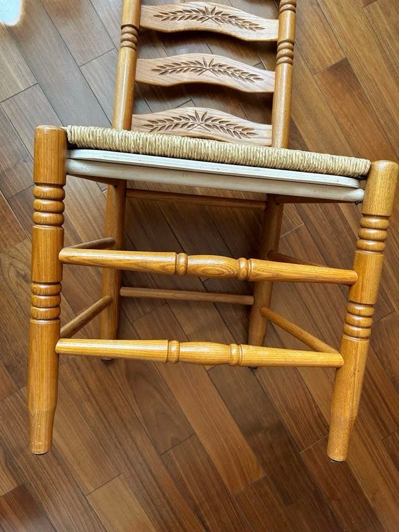 アントステラ(AUNT STELLA)のラダーバック・ダイニングチェア④リペア