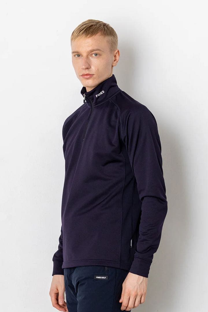 メンズウェア FIDES GOLF BRUSHED BACK FREEZE HALF ZIP