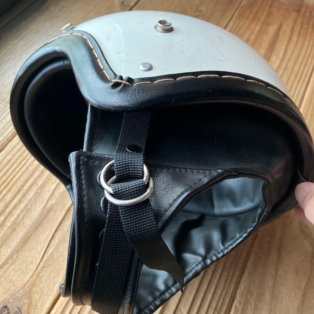 ビンテージヘルメット　ダブルストラップ