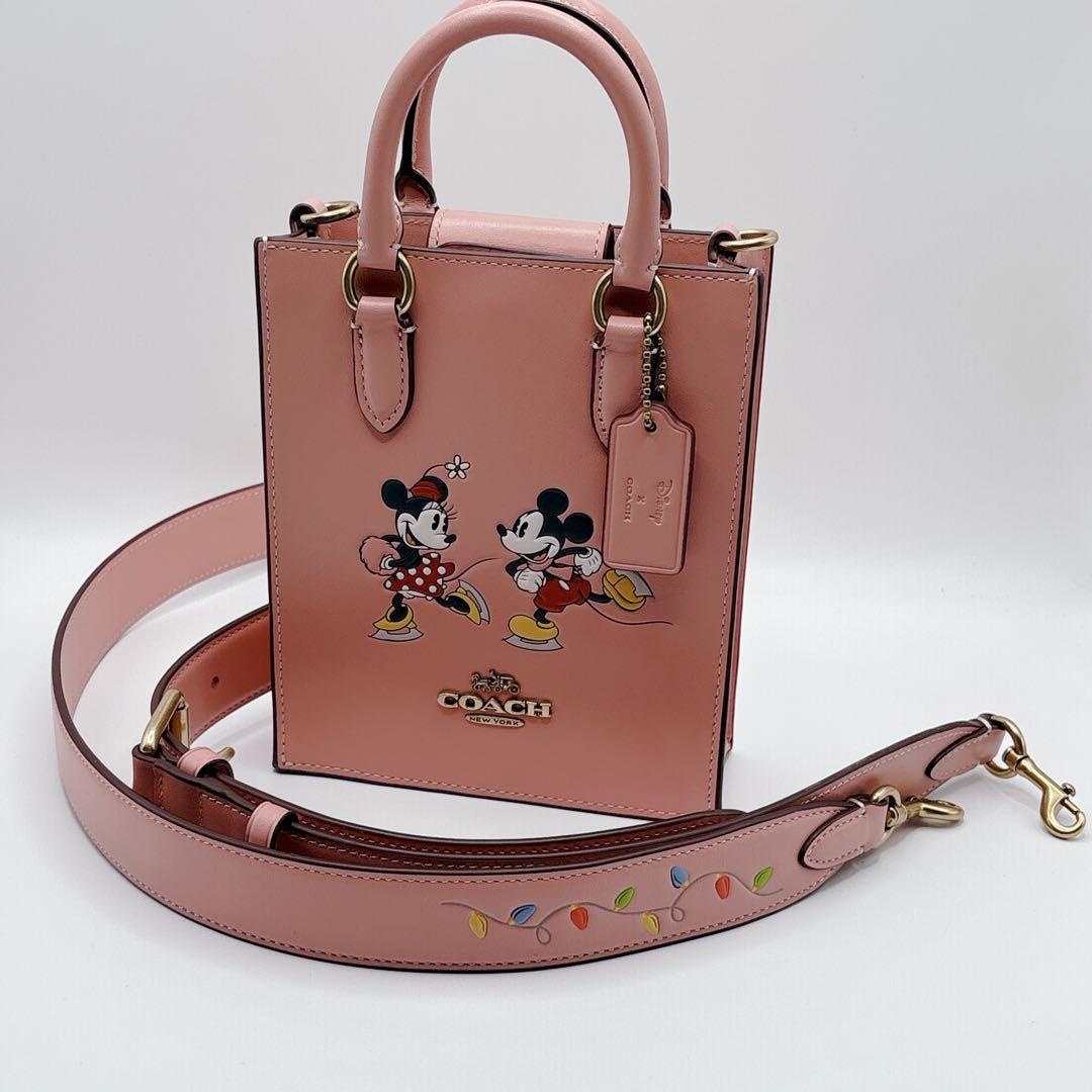 【未使用級】coach×Disney コラボ mini tote bag