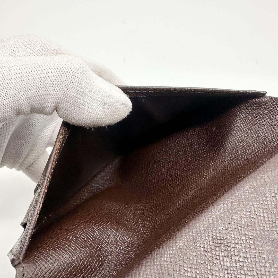 ルイヴィトン ポルト トレゾール エテュイ パピエ ダミエ 三つ折り 長財布