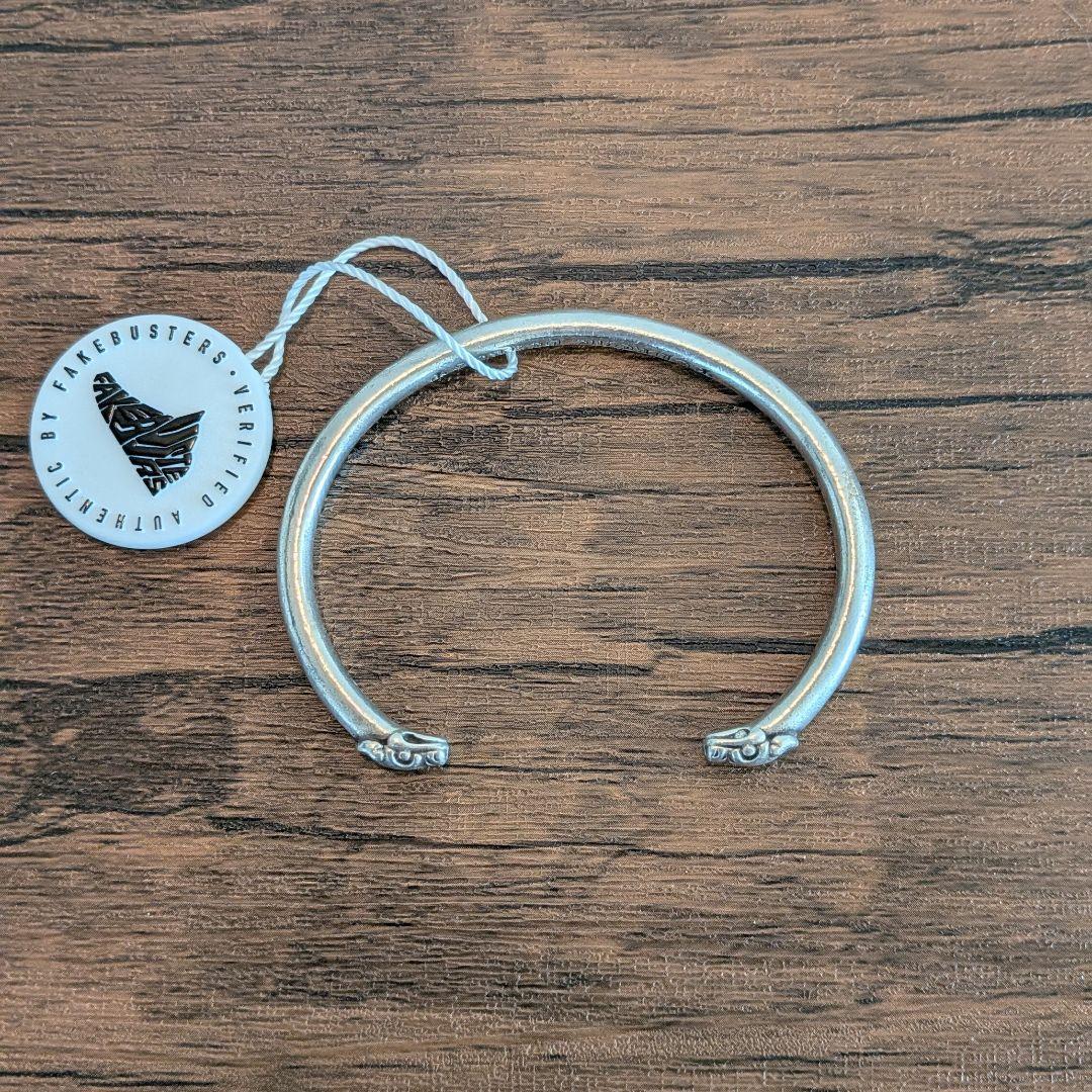 【鑑定済み】【希少】Chrome Hearts ダブルドッグバングル