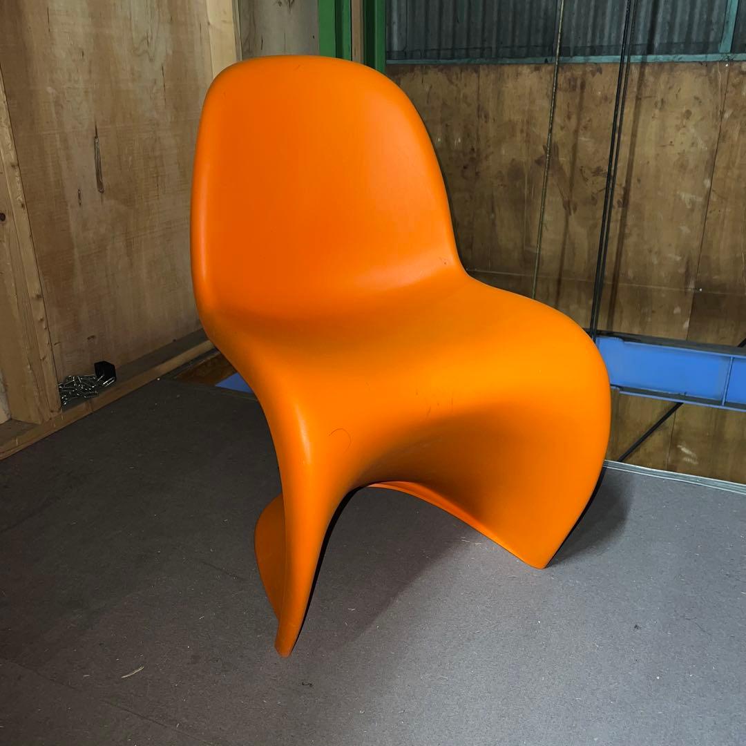 2F【used】①ヴィトラ　パントンチェア　デザイナーズチェア　オレンジ